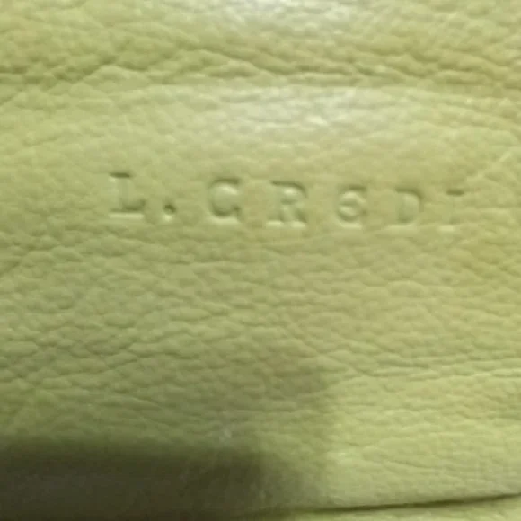 Vintage Lime Green "Lodis" Italian large purse - Picture 2 of 6